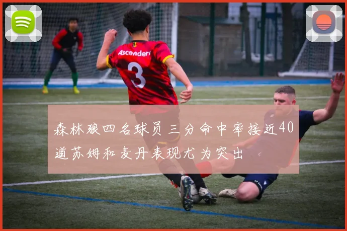 森林狼四名球员三分命中率接近40道苏姆和麦丹表现尤为突出